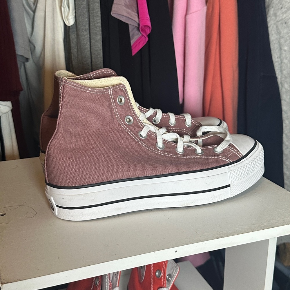 Converse Pink High-Top Sneakers